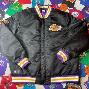 NBA Los Angeles Lakers Retro Satin Jacket NWOT!